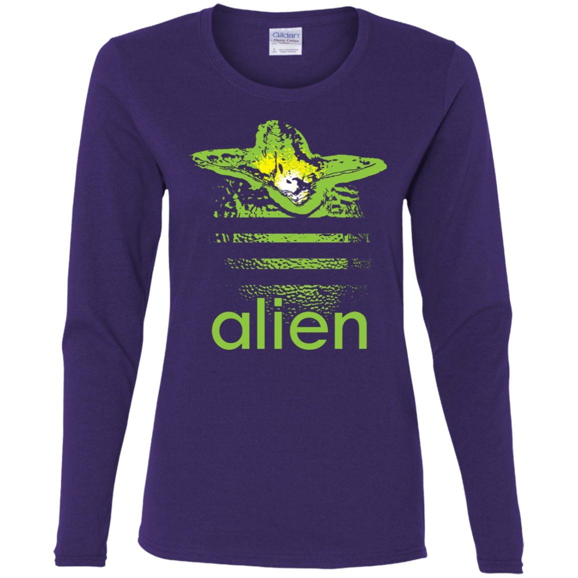 T-Shirts Purple / S Alien Women's Long Sleeve T-Shirt