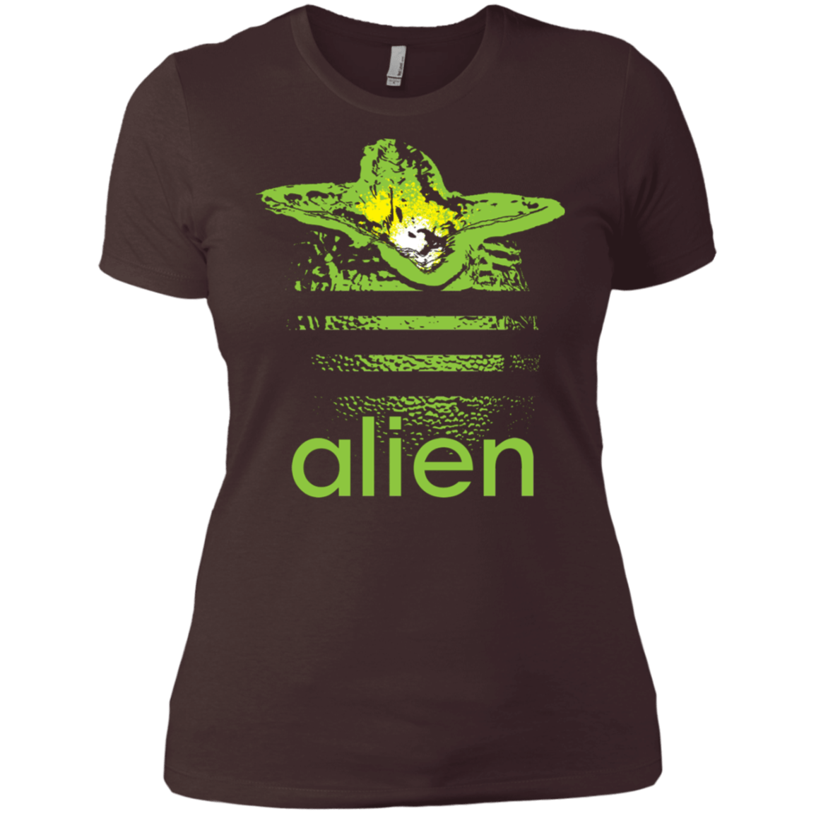 T-Shirts Dark Chocolate / X-Small Alien Women's Premium T-Shirt