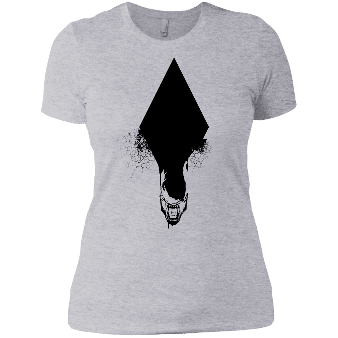 T-Shirts Heather Grey / X-Small Alien Women's Premium T-Shirt