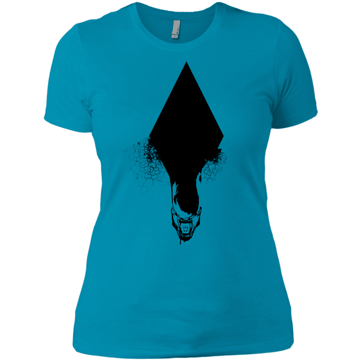 T-Shirts Turquoise / X-Small Alien Women's Premium T-Shirt