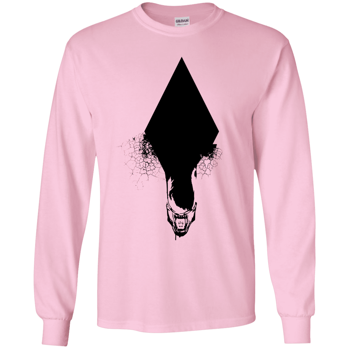 T-Shirts Light Pink / YS Alien Youth Long Sleeve T-Shirt