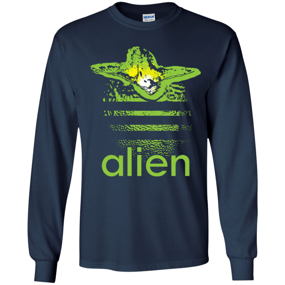 T-Shirts Navy / YS Alien Youth Long Sleeve T-Shirt