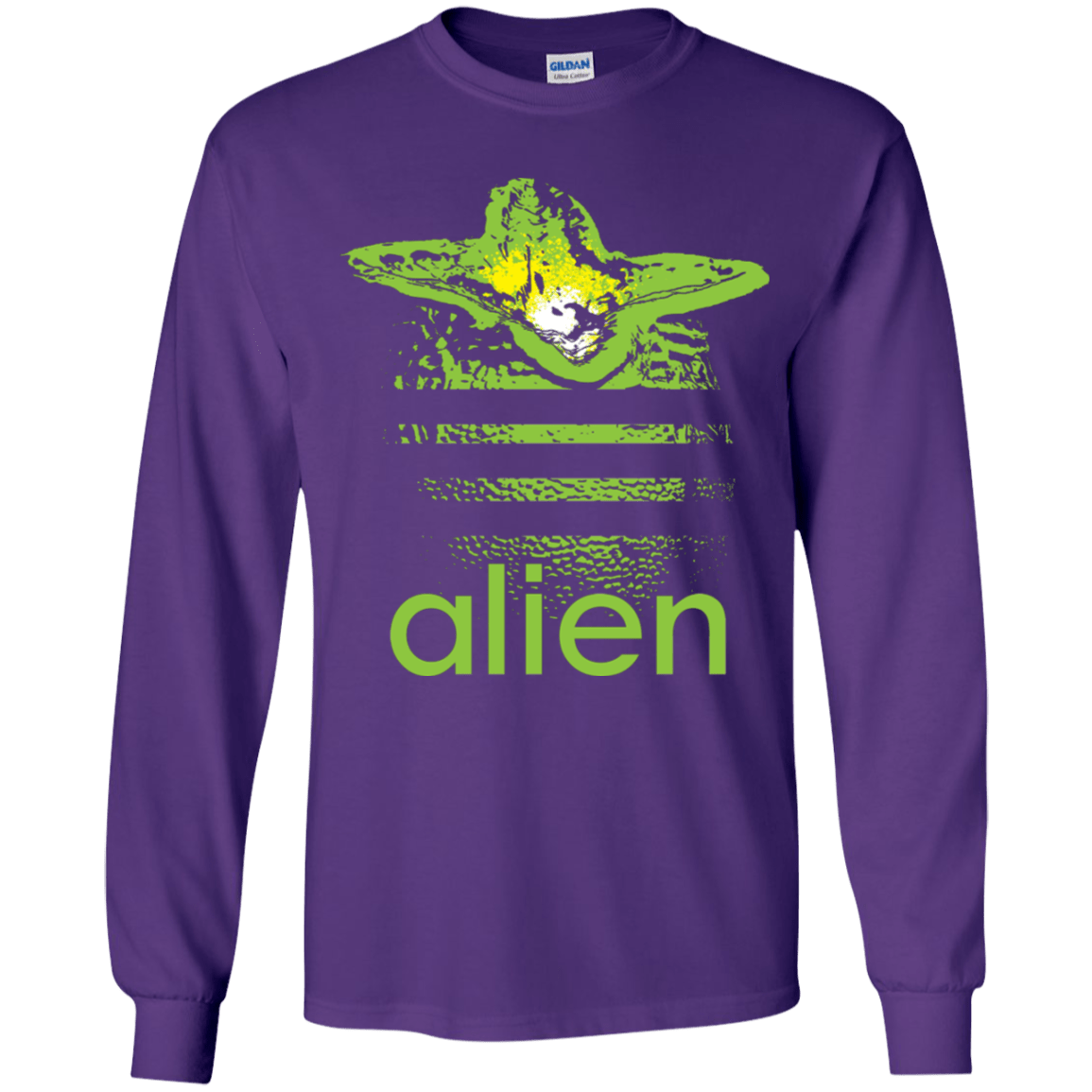 T-Shirts Purple / YS Alien Youth Long Sleeve T-Shirt