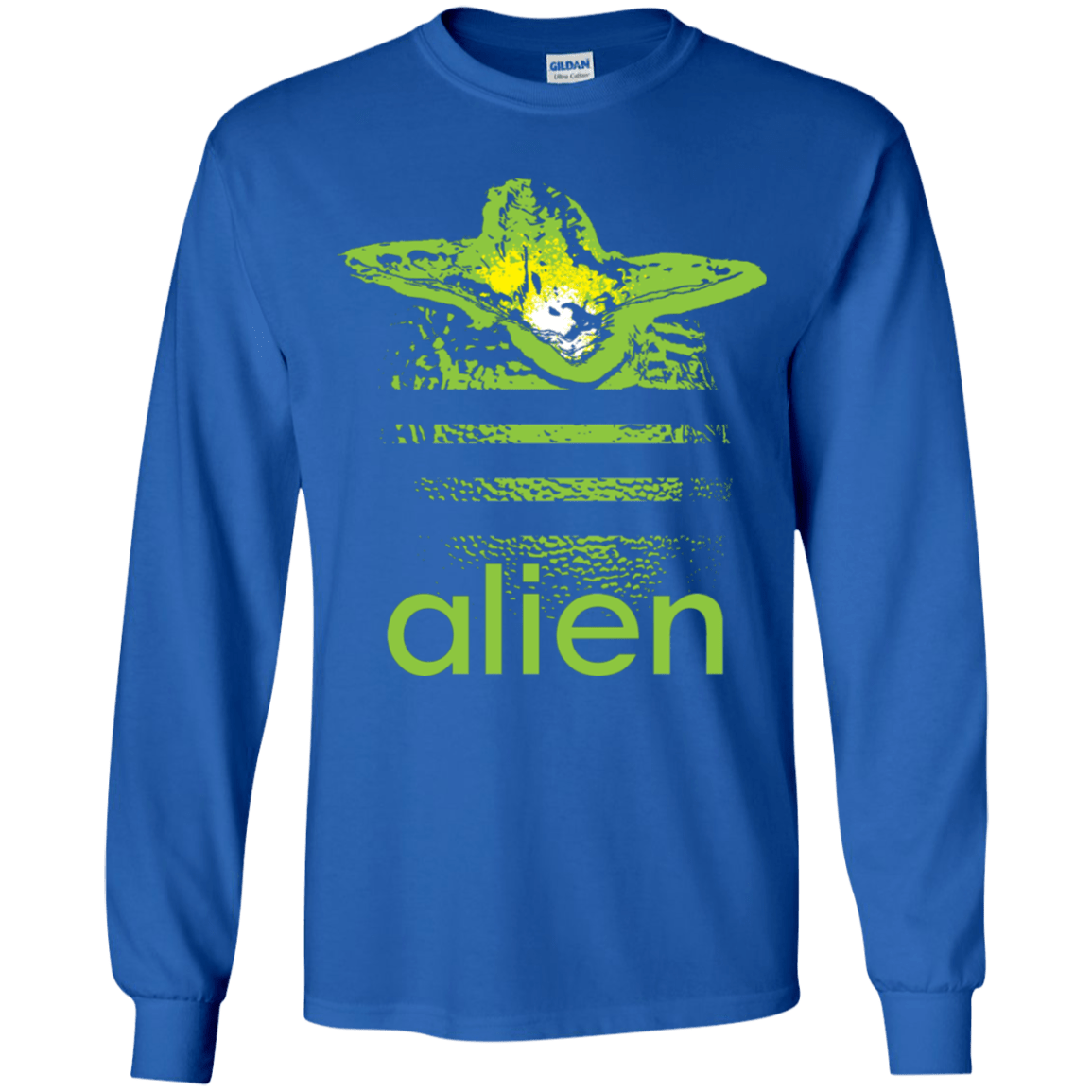 T-Shirts Royal / YS Alien Youth Long Sleeve T-Shirt