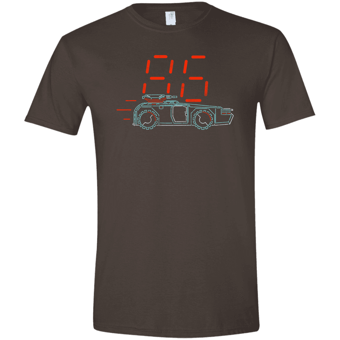 T-Shirts Dark Chocolate / S Aliens 86 Men's Semi-Fitted Softstyle