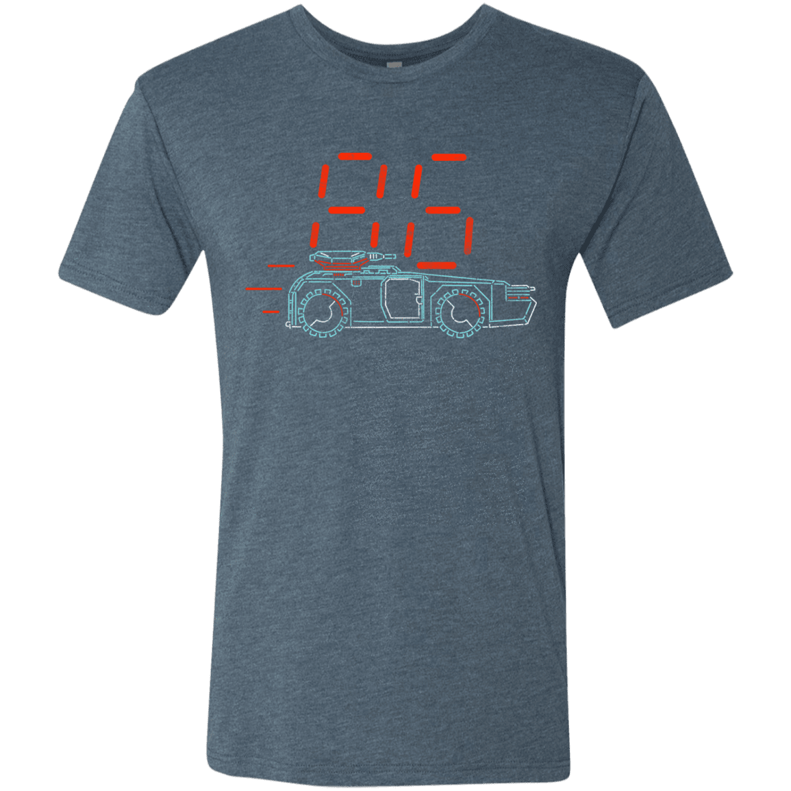 T-Shirts Indigo / S Aliens 86 Men's Triblend T-Shirt