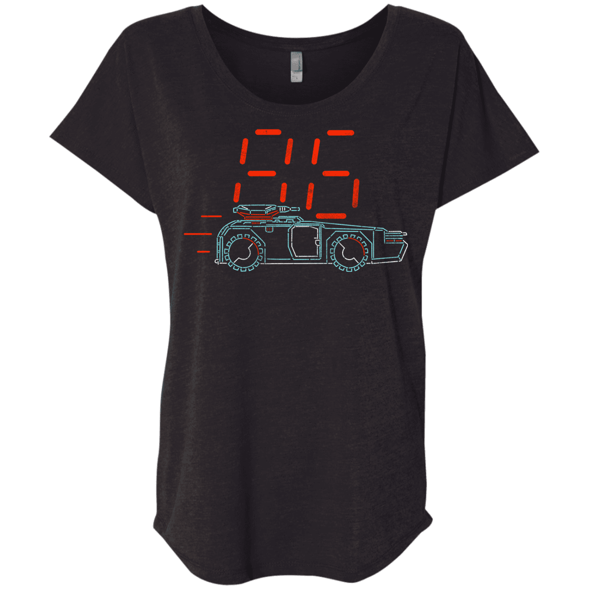 T-Shirts Vintage Black / X-Small Aliens 86 Triblend Dolman Sleeve