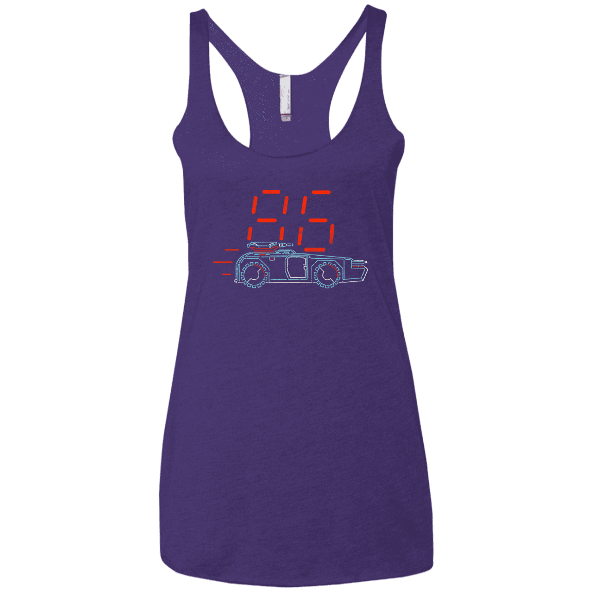 T-Shirts Purple Rush / X-Small Aliens 86 Women's Triblend Racerback Tank
