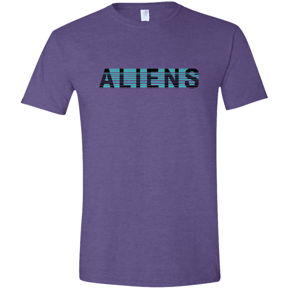 T-Shirts Heather Purple / S Aliens Men's Semi-Fitted Softstyle