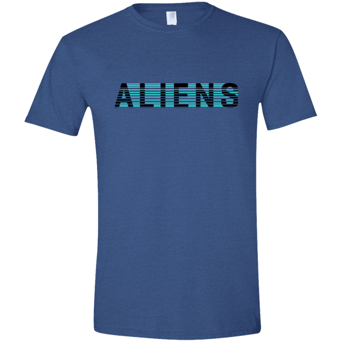 T-Shirts Heather Royal / X-Small Aliens Men's Semi-Fitted Softstyle