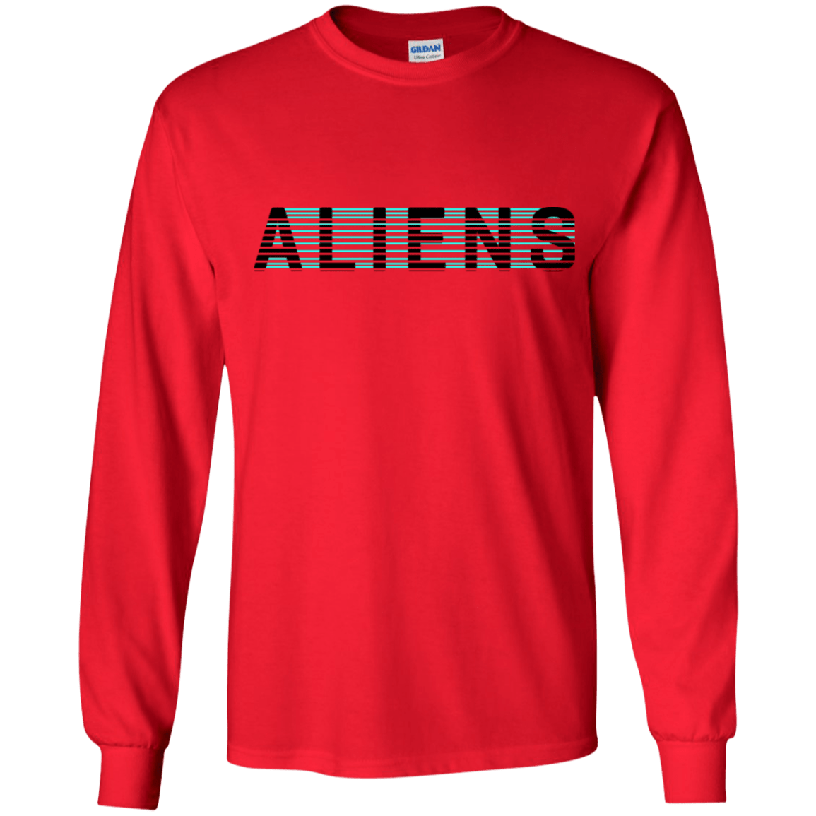 T-Shirts Red / YS Aliens Youth Long Sleeve T-Shirt