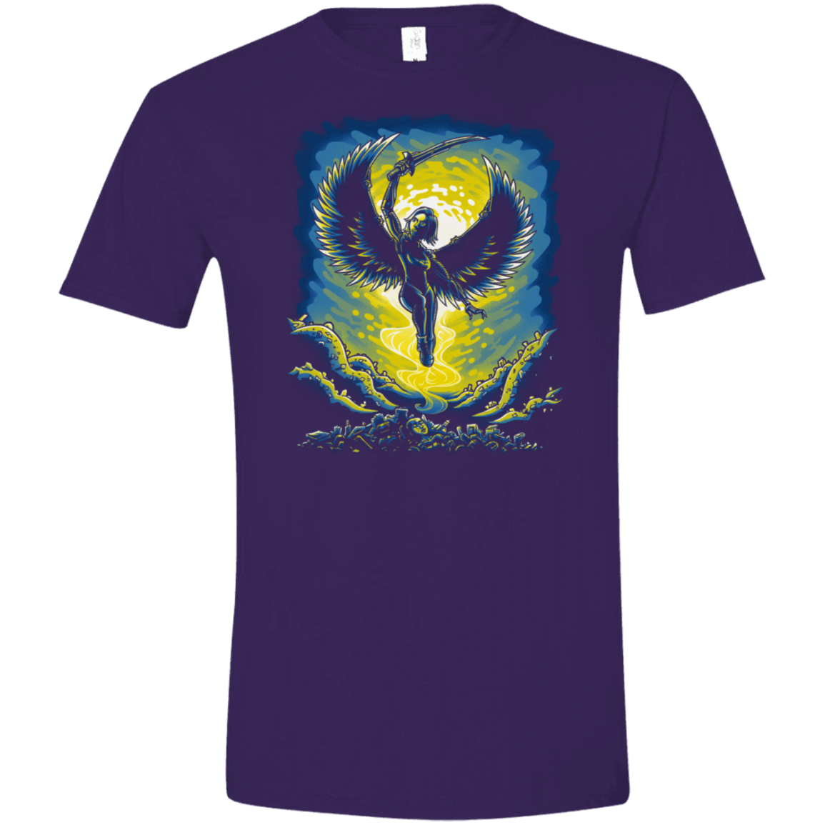 T-Shirts Purple / S Alita Battle Angel Men's Semi-Fitted Softstyle