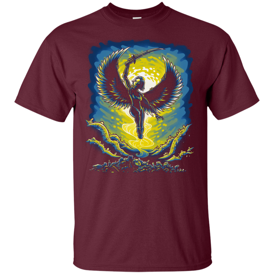 T-Shirts Maroon / S Alita Battle Angel T-Shirt