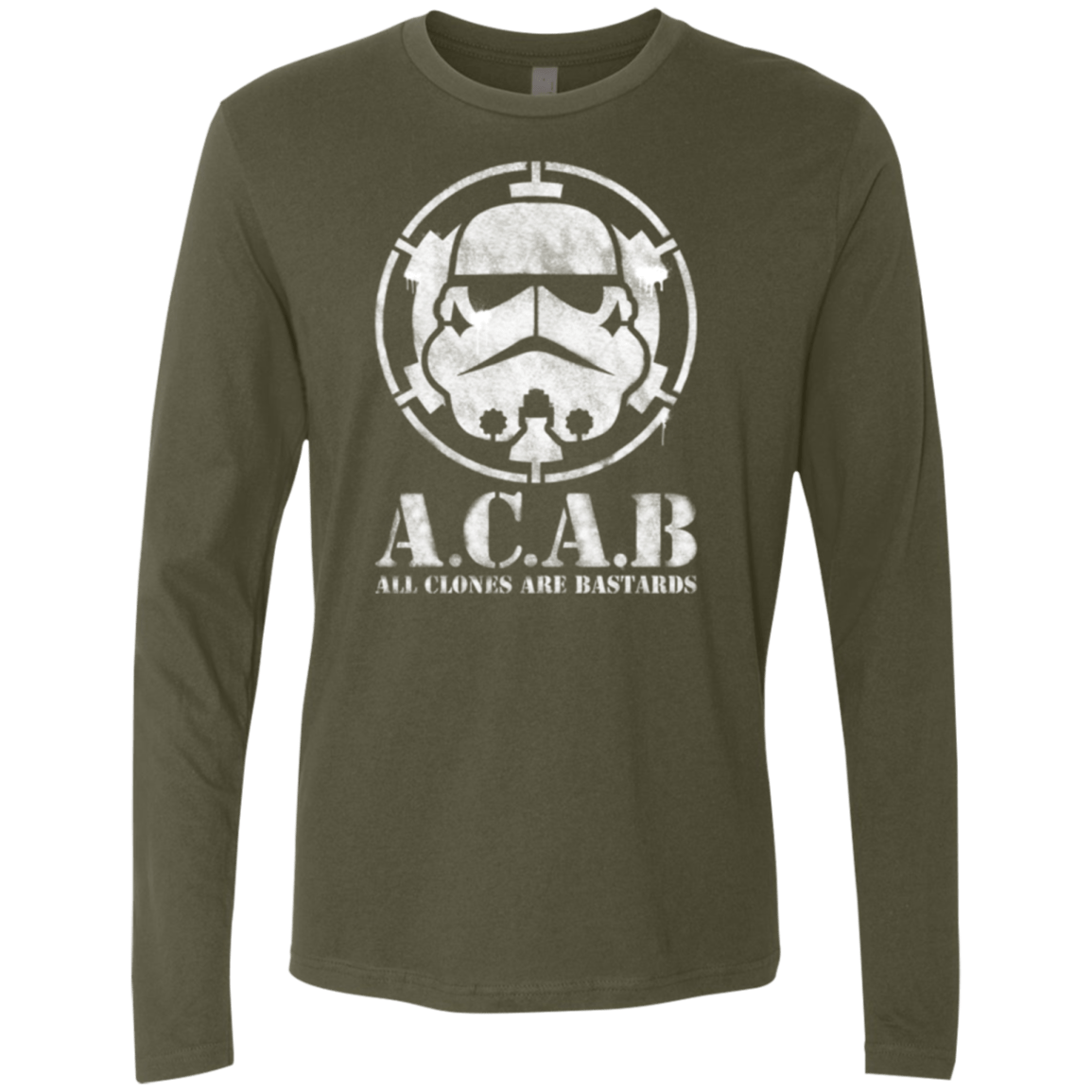 T-Shirts Military Green / Small All clones Men's Premium Long Sleeve