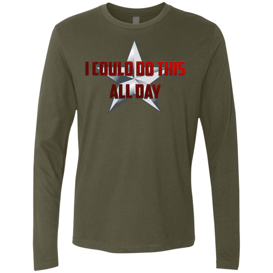 T-Shirts Military Green / S All Day Men's Premium Long Sleeve