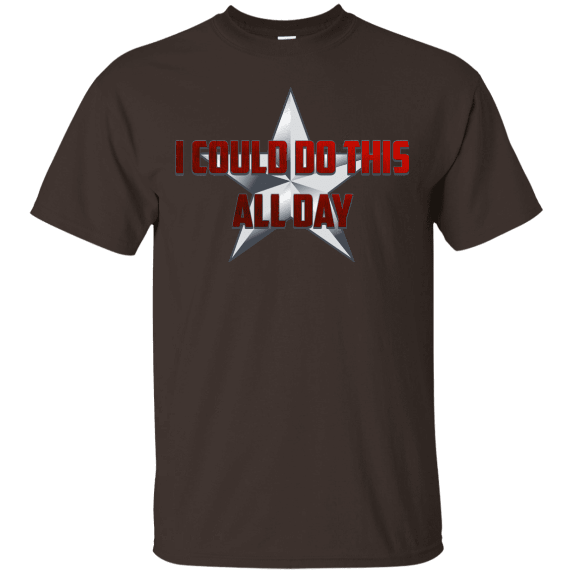 T-Shirts Dark Chocolate / S All Day T-Shirt