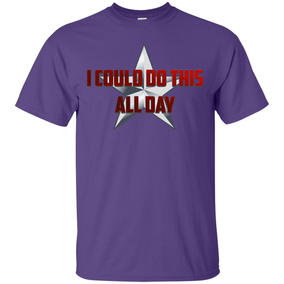 T-Shirts Purple / S All Day T-Shirt