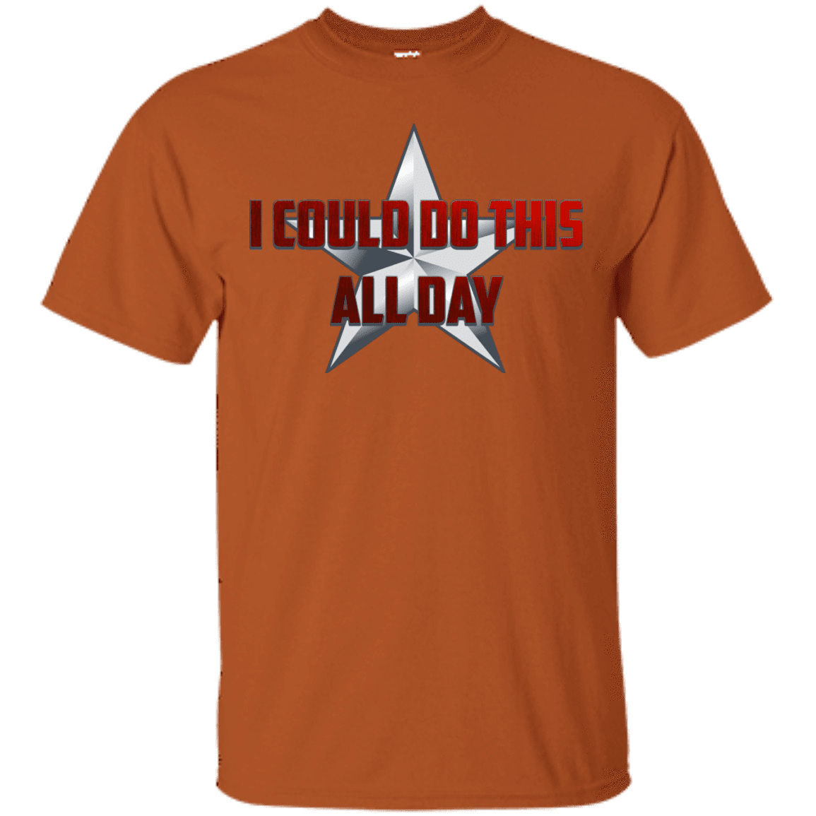 T-Shirts Texas Orange / S All Day T-Shirt
