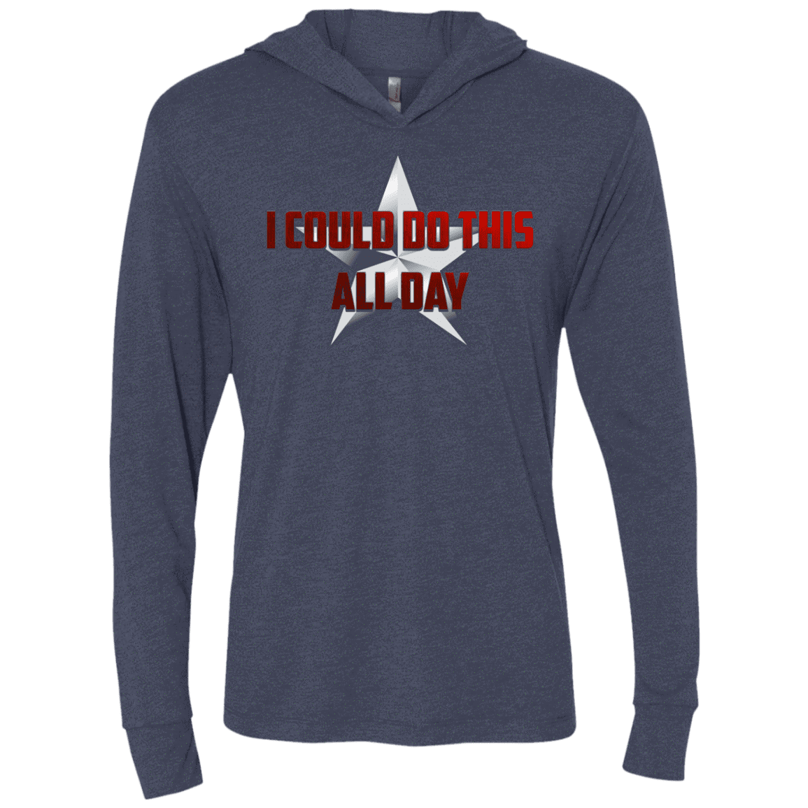 T-Shirts Vintage Navy / X-Small All Day Triblend Long Sleeve Hoodie Tee