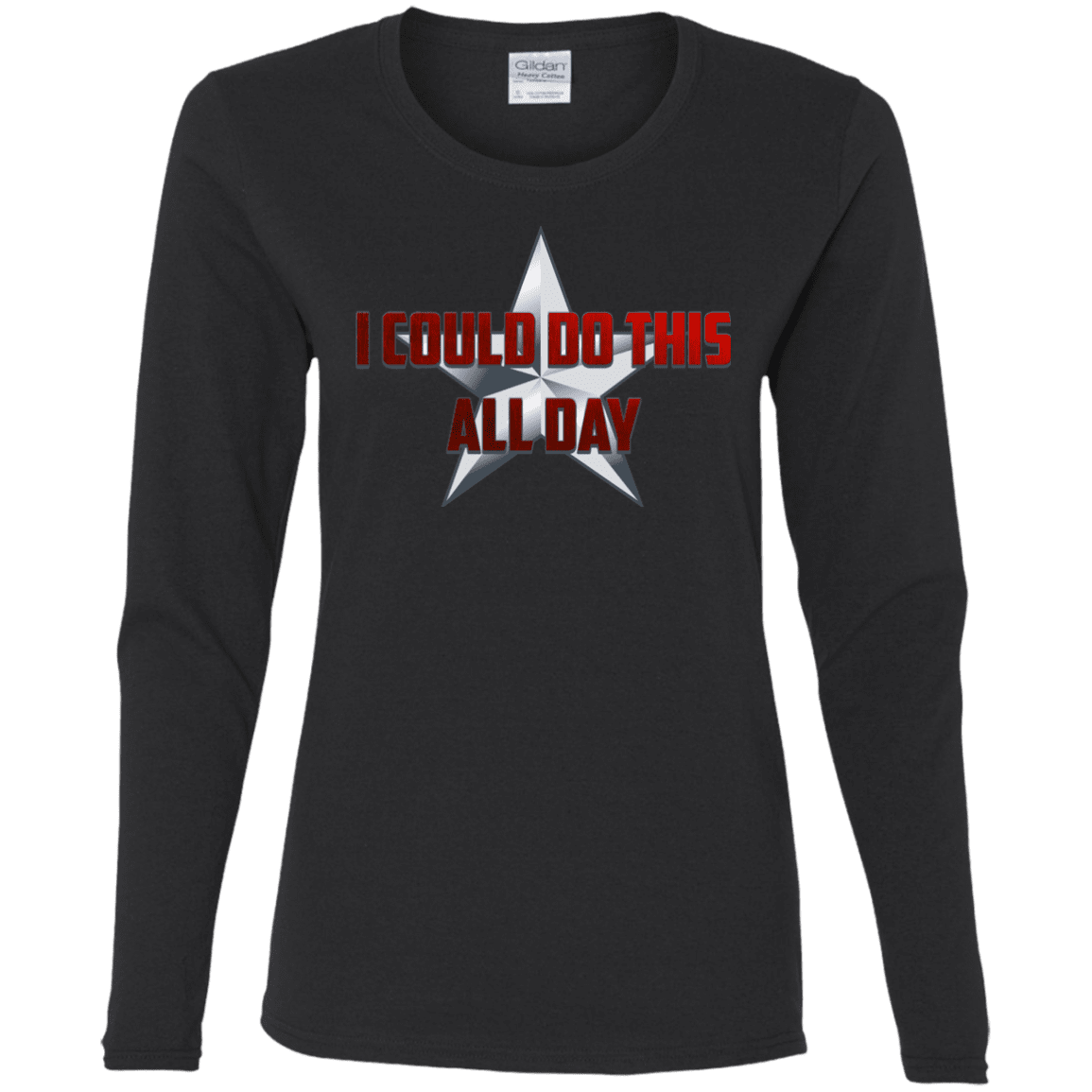 T-Shirts Black / S All Day Women's Long Sleeve T-Shirt