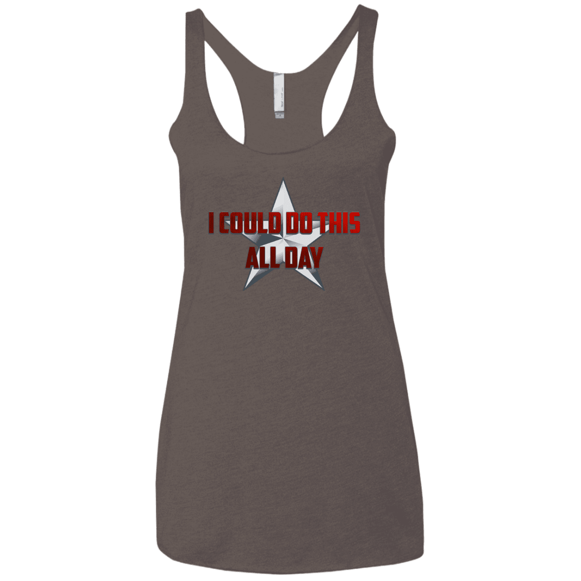 T-Shirts Macchiato / X-Small All Day Women's Triblend Racerback Tank