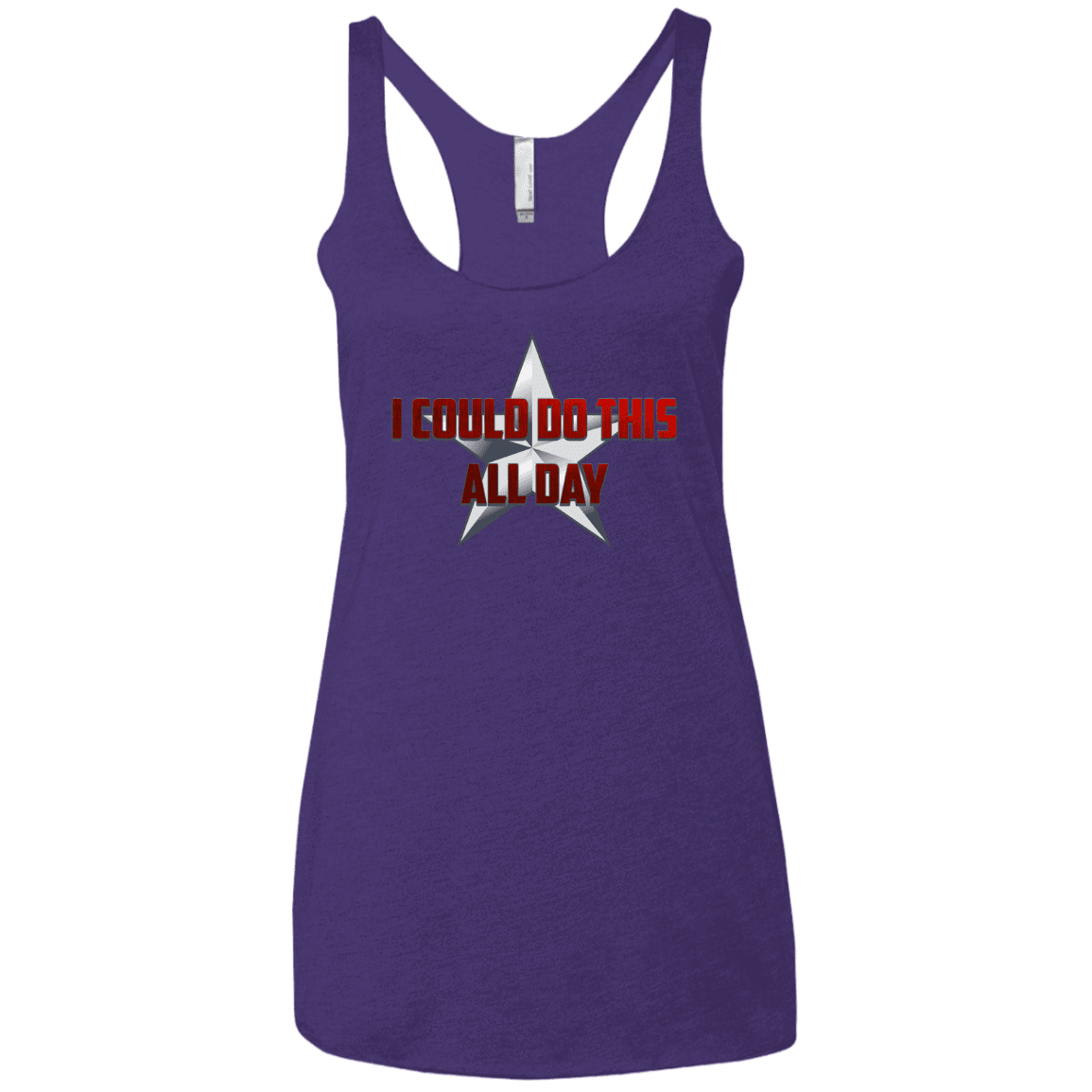 T-Shirts Purple Rush / X-Small All Day Women's Triblend Racerback Tank