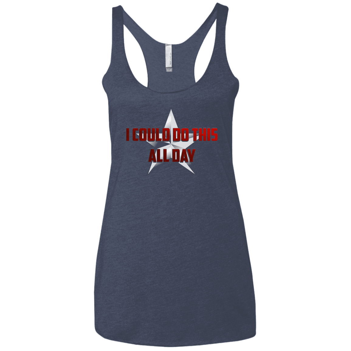 T-Shirts Vintage Navy / X-Small All Day Women's Triblend Racerback Tank