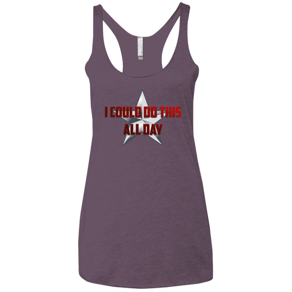 T-Shirts Vintage Purple / X-Small All Day Women's Triblend Racerback Tank