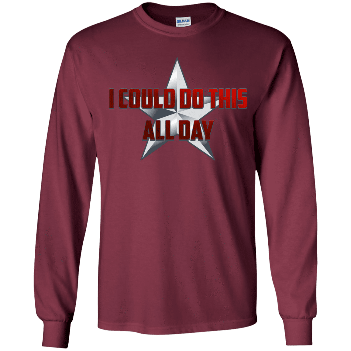 T-Shirts Maroon / YS All Day Youth Long Sleeve T-Shirt