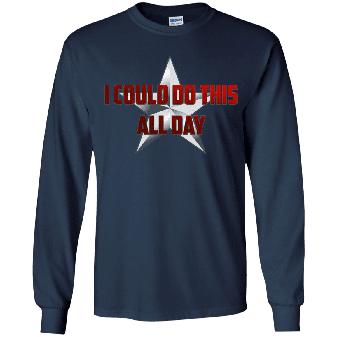 T-Shirts Navy / YS All Day Youth Long Sleeve T-Shirt