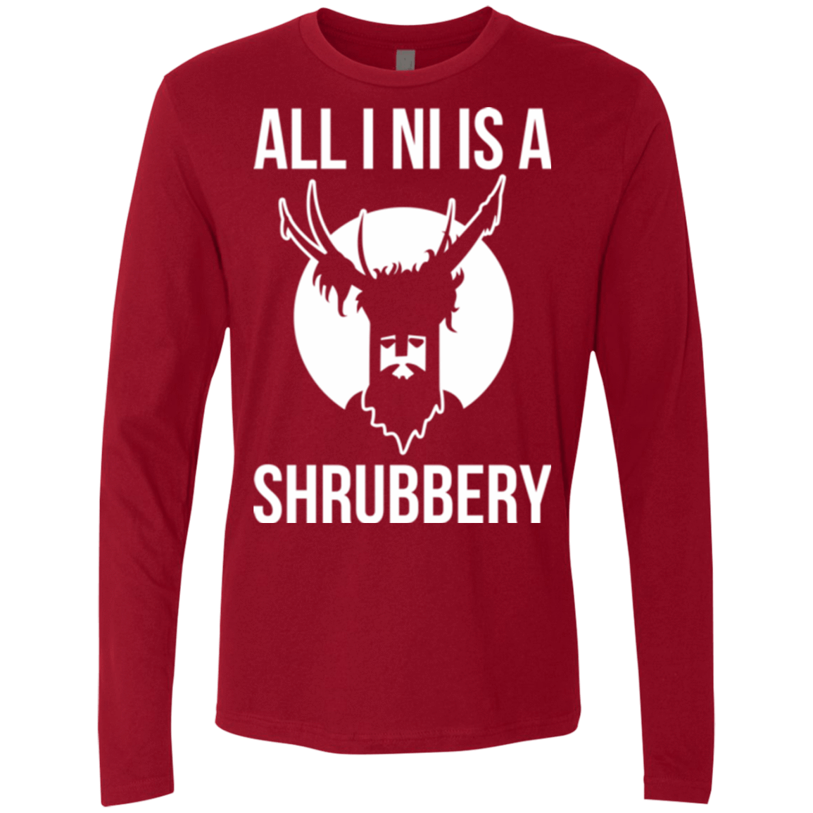 T-Shirts Cardinal / Small All I Ni Men's Premium Long Sleeve