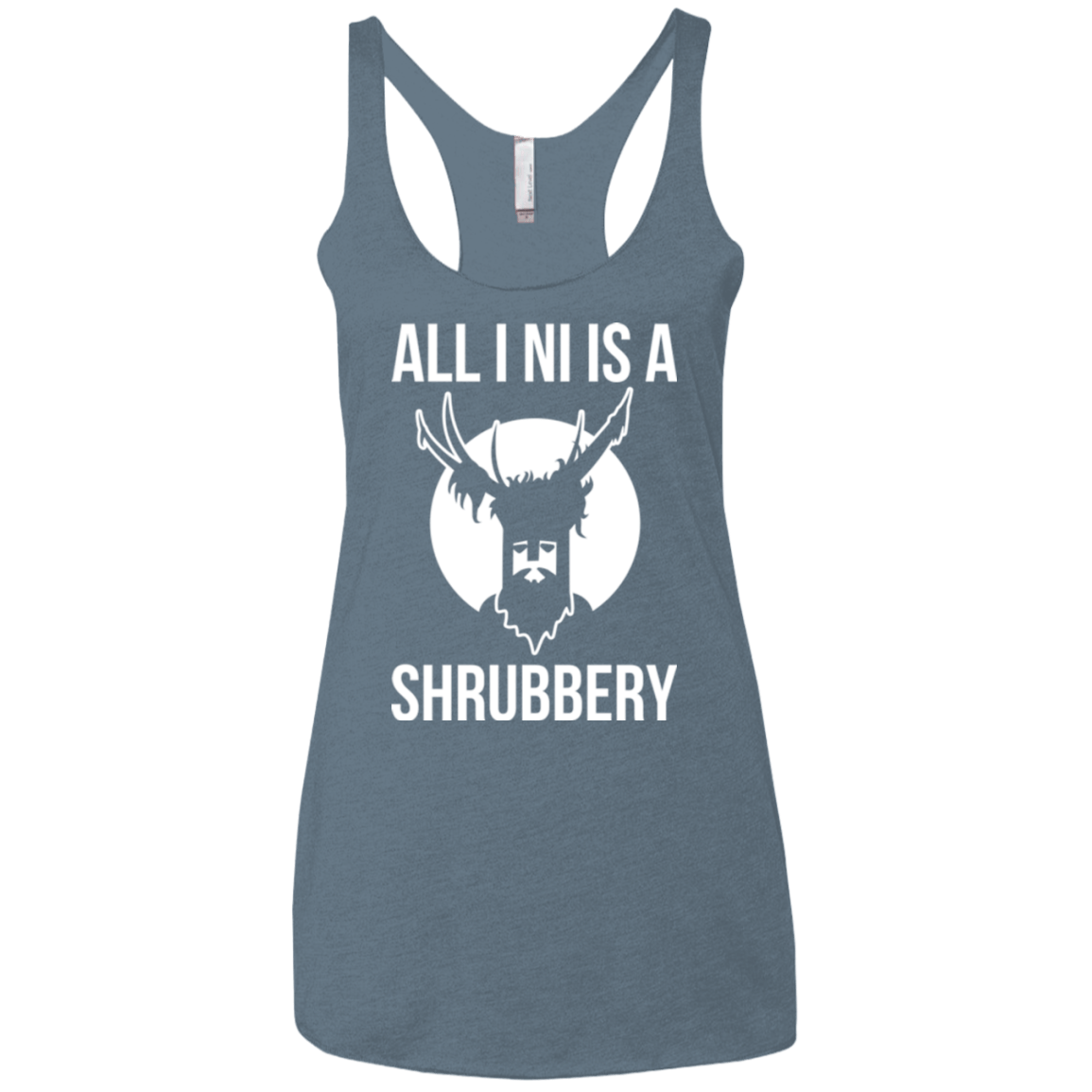 T-Shirts Indigo / X-Small All I Ni Women's Triblend Racerback Tank