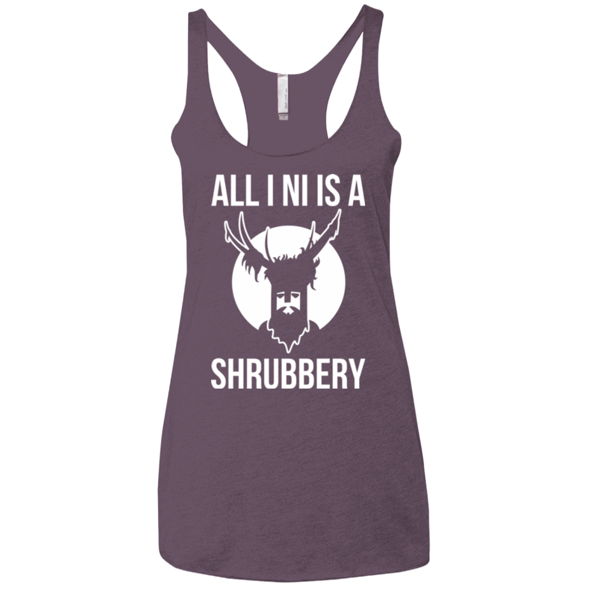 T-Shirts Vintage Purple / X-Small All I Ni Women's Triblend Racerback Tank