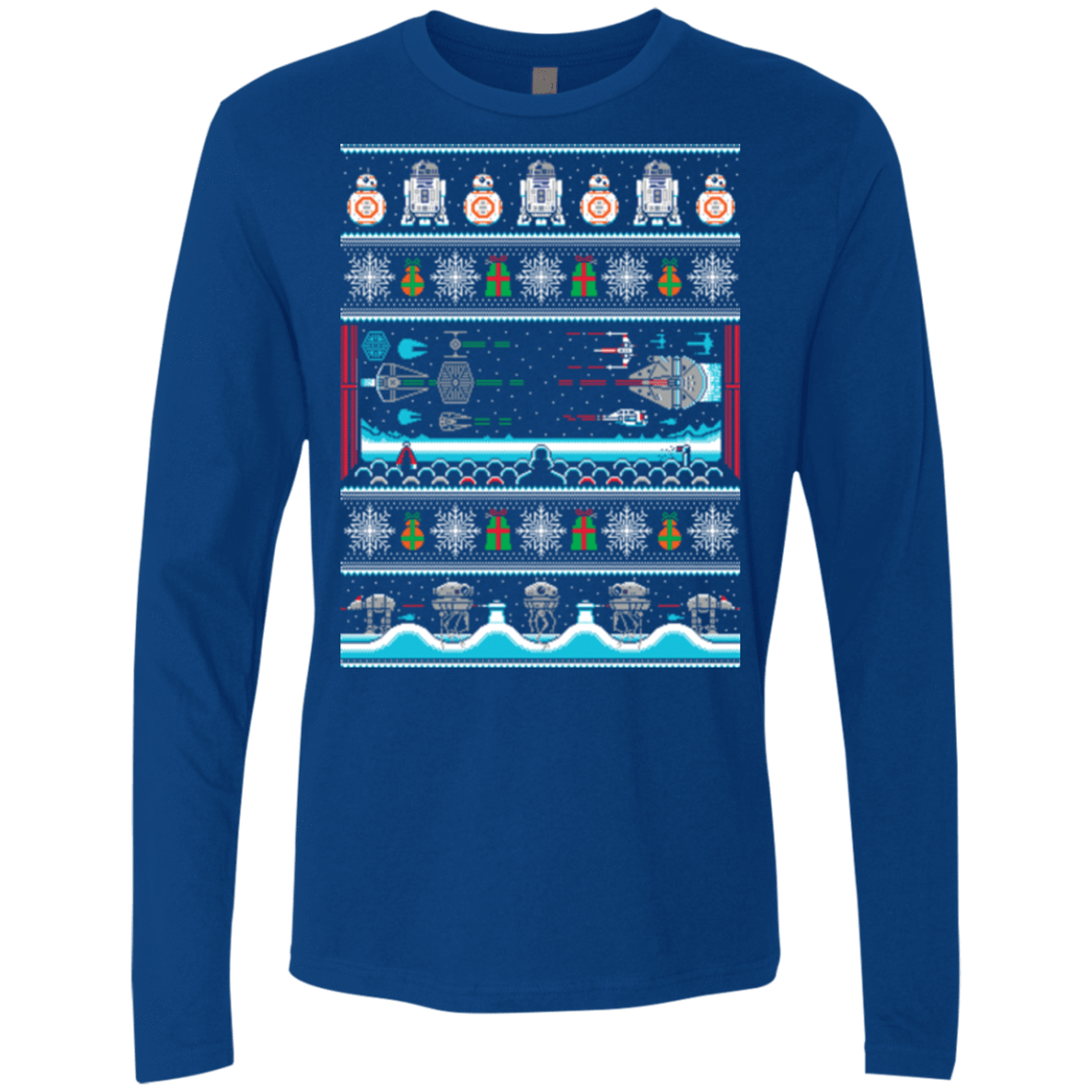 T-Shirts Royal / Small All I Want 4 Xmas Men's Premium Long Sleeve