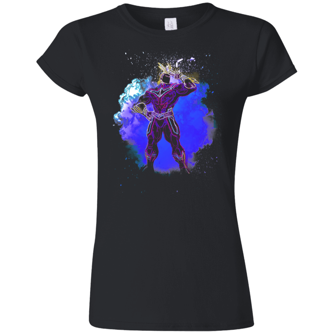 T-Shirts Black / S All Might Soul Junior Slimmer-Fit T-Shirt