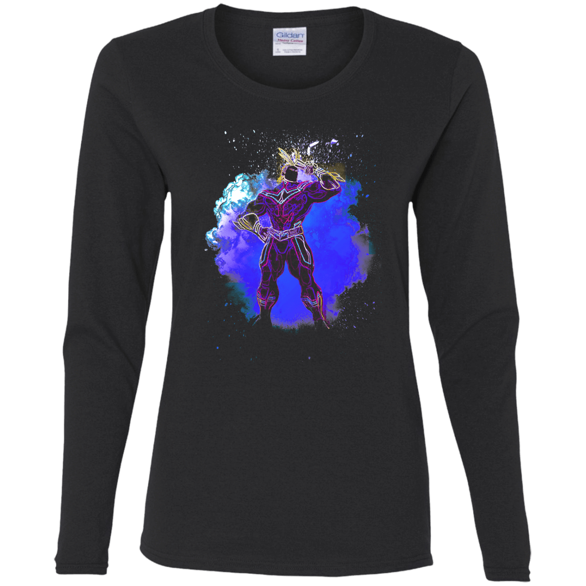 T-Shirts Black / S All Might Soul Women's Long Sleeve T-Shirt