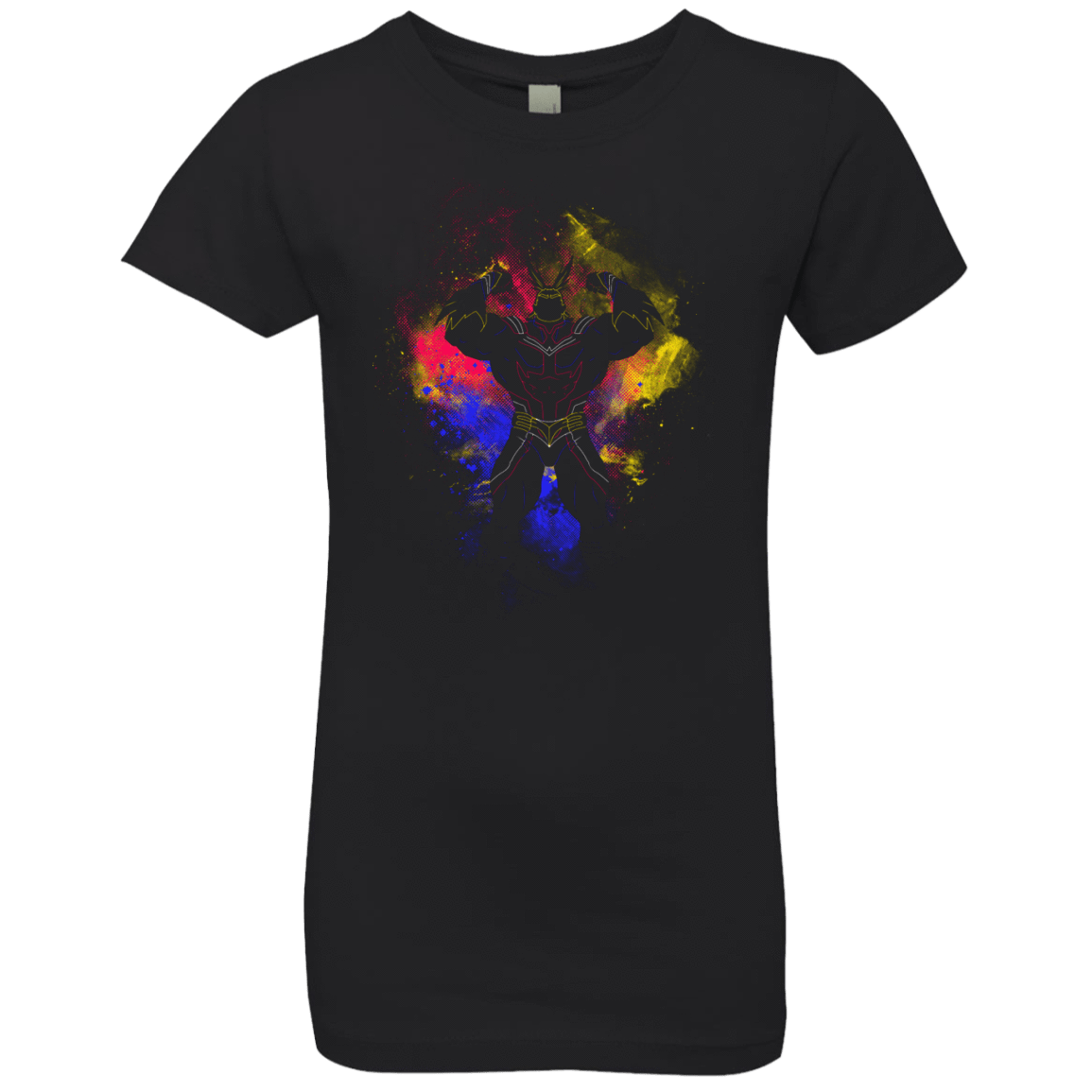 T-Shirts Black / YXS ALL MIGHTY ART Girls Premium T-Shirt