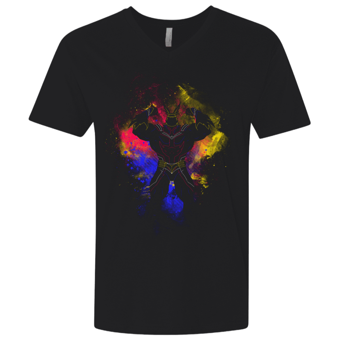T-Shirts Black / X-Small ALL MIGHTY ART Men's Premium V-Neck