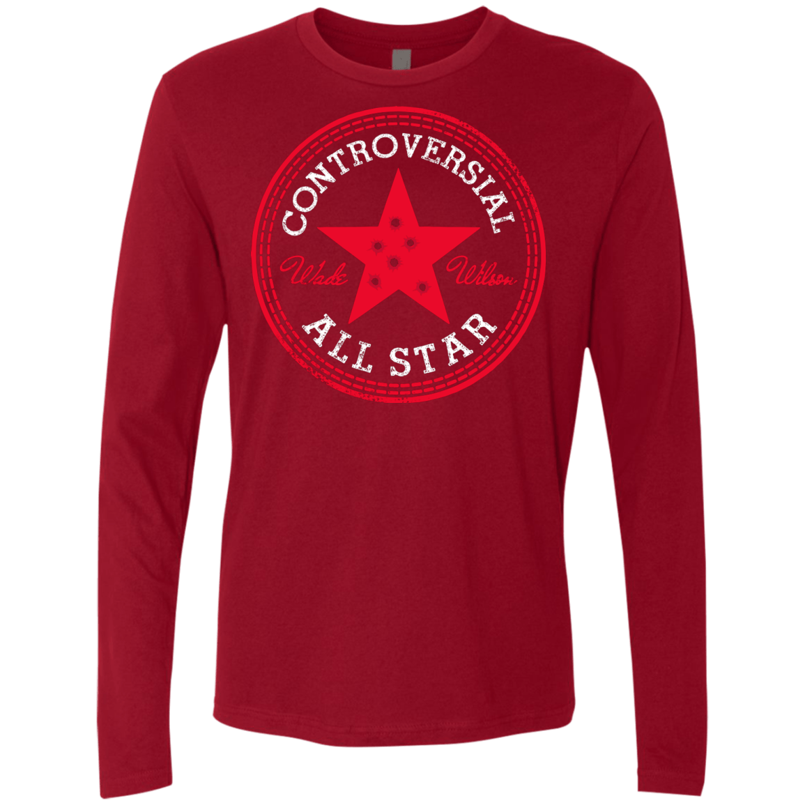 T-Shirts Cardinal / Small All Star Men's Premium Long Sleeve