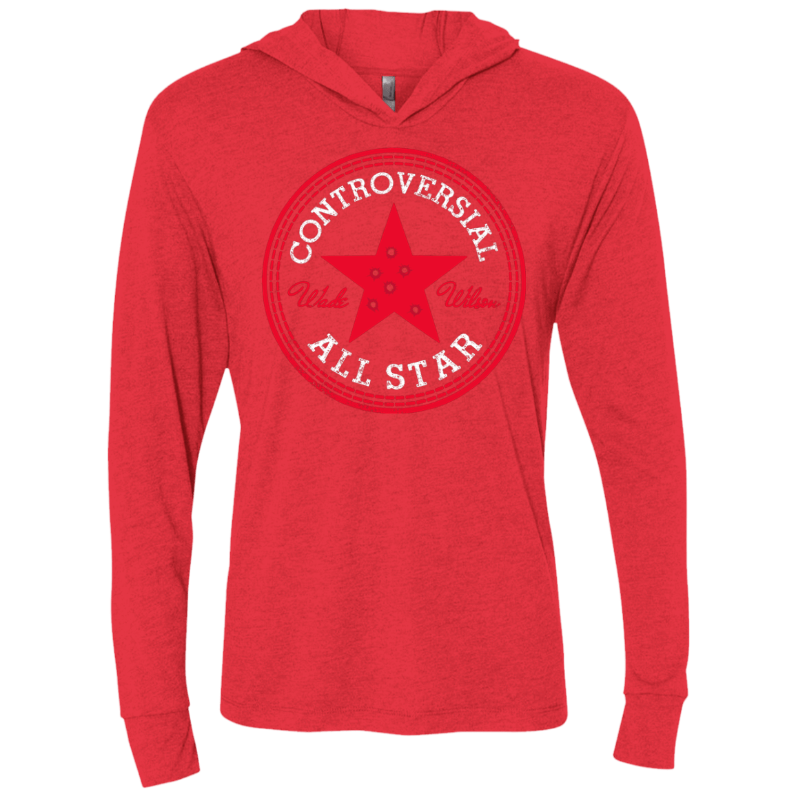 T-Shirts Vintage Red / X-Small All Star Triblend Long Sleeve Hoodie Tee