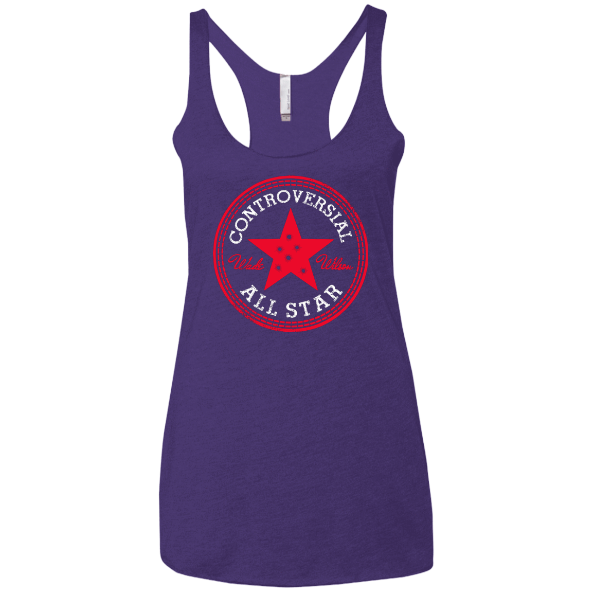 T-Shirts Purple / X-Small All Star Women's Triblend Racerback Tank