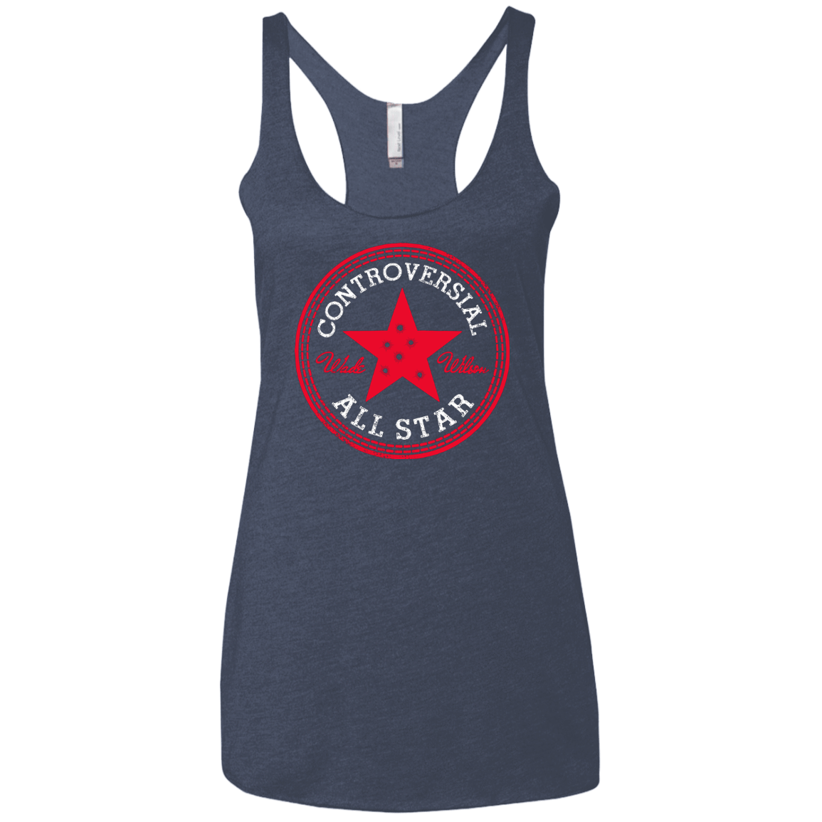 T-Shirts Vintage Navy / X-Small All Star Women's Triblend Racerback Tank