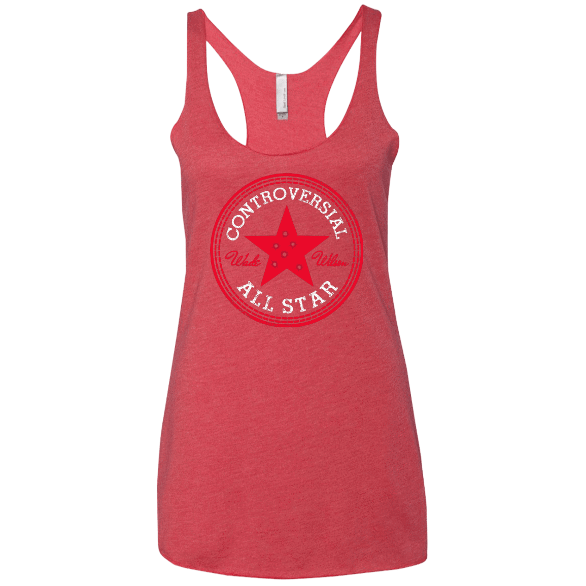 T-Shirts Vintage Red / X-Small All Star Women's Triblend Racerback Tank