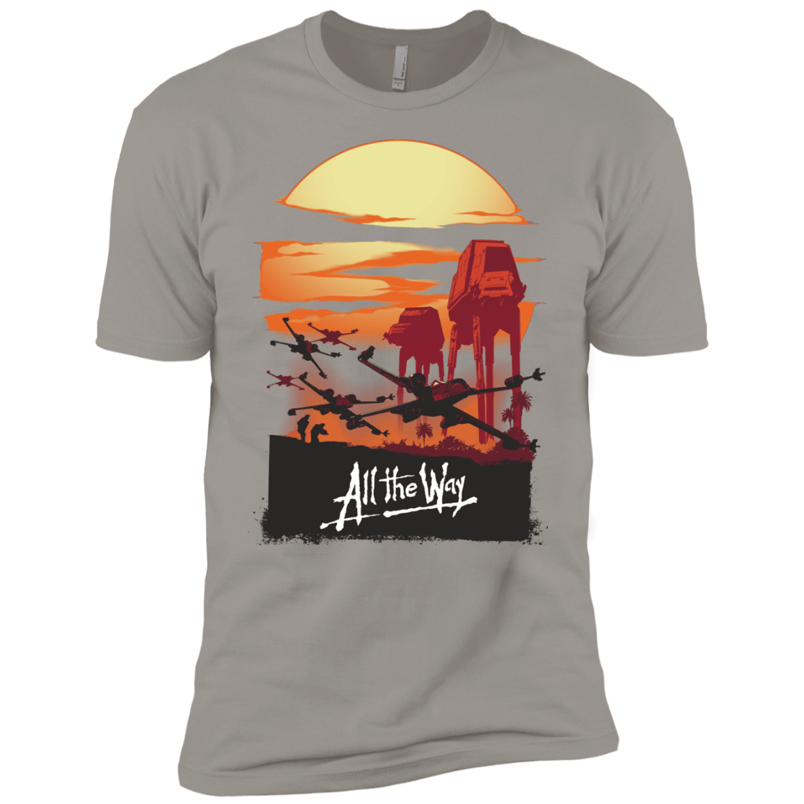 T-Shirts Light Grey / YXS All The Way Boys Premium T-Shirt