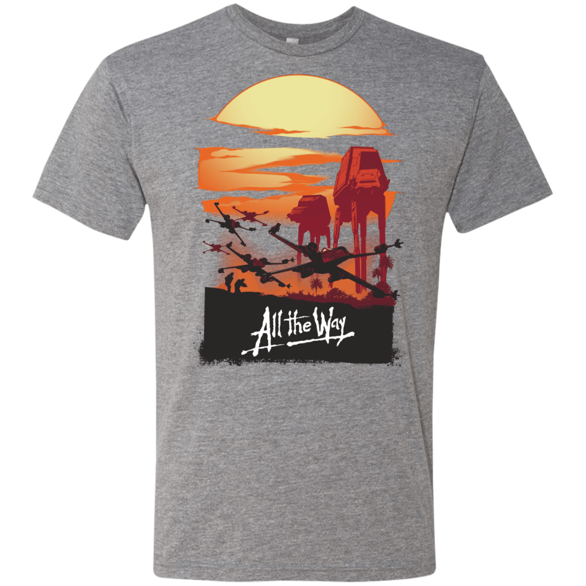 T-Shirts Premium Heather / Small All The Way Men's Triblend T-Shirt