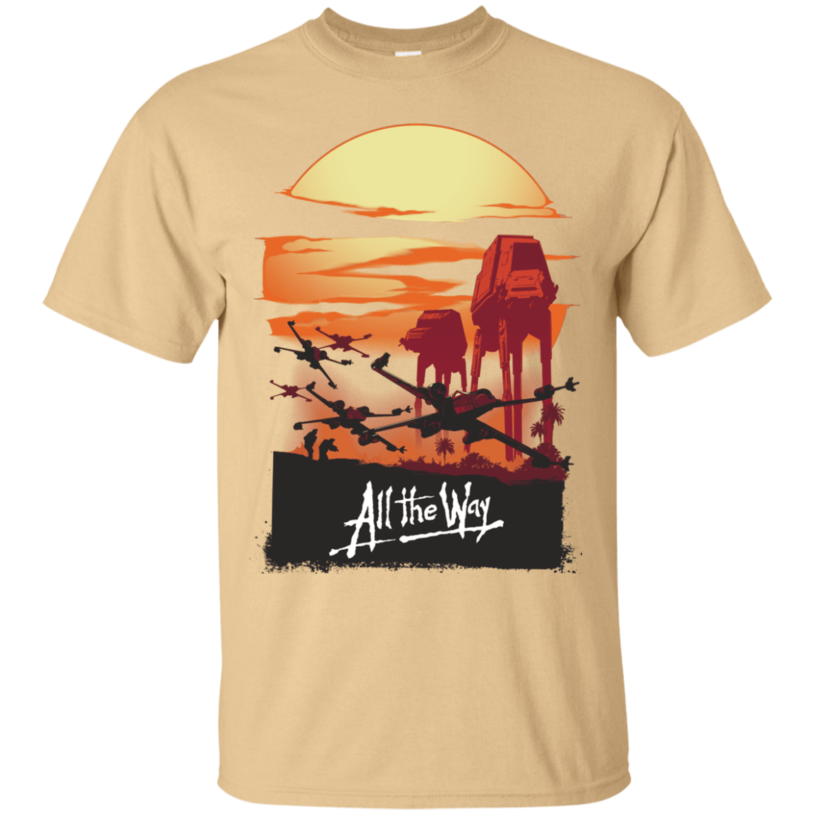 T-Shirts Vegas Gold / Small All The Way T-Shirt