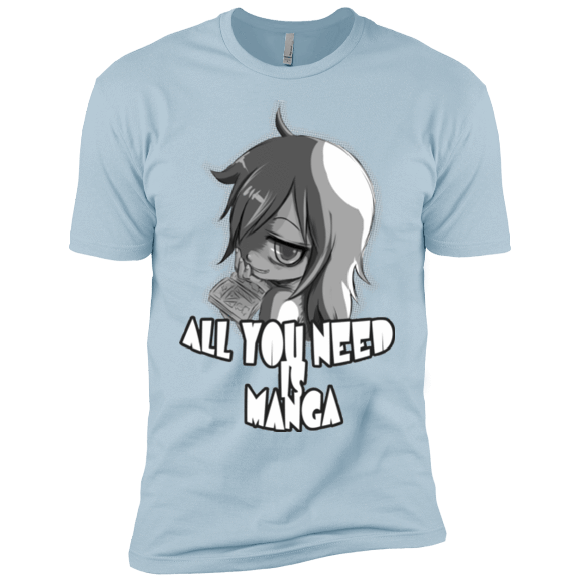T-Shirts Light Blue / YXS All You Need is Manga Boys Premium T-Shirt