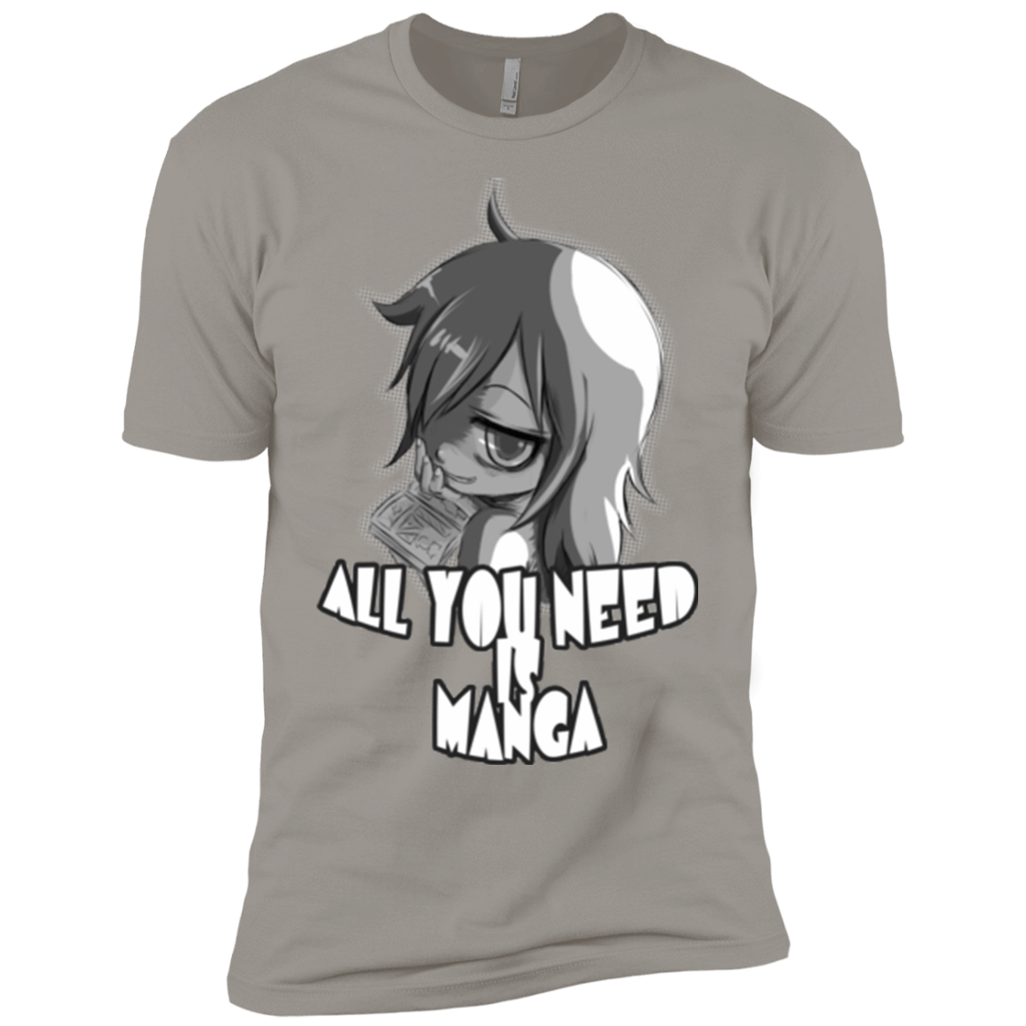 T-Shirts Light Grey / YXS All You Need is Manga Boys Premium T-Shirt