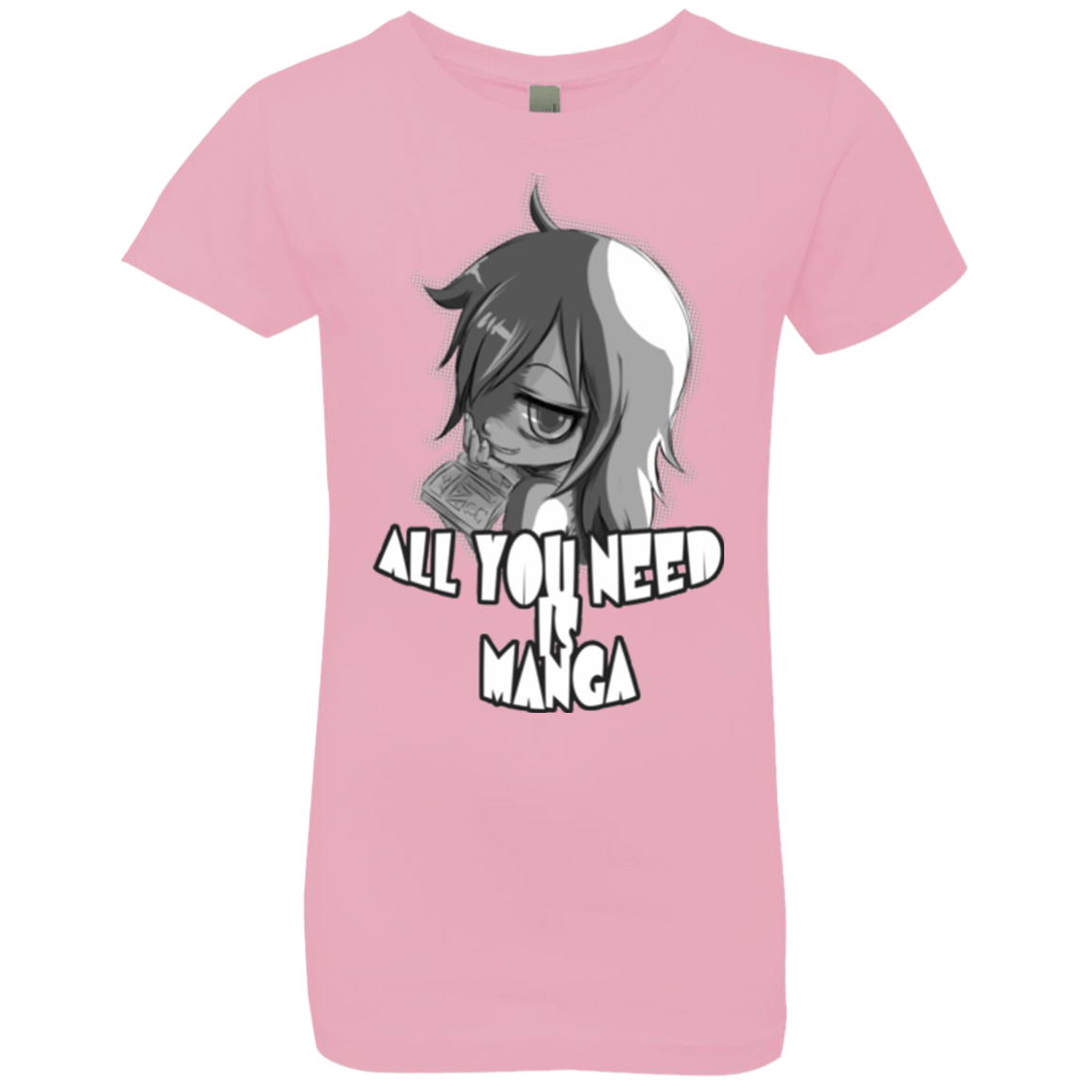 T-Shirts Light Pink / YXS All You Need is Manga Girls Premium T-Shirt