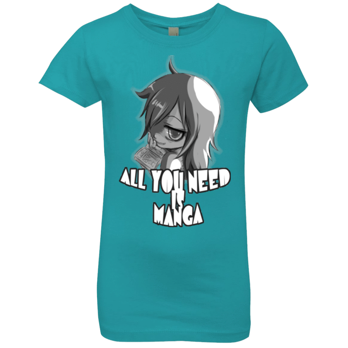 T-Shirts Tahiti Blue / YXS All You Need is Manga Girls Premium T-Shirt